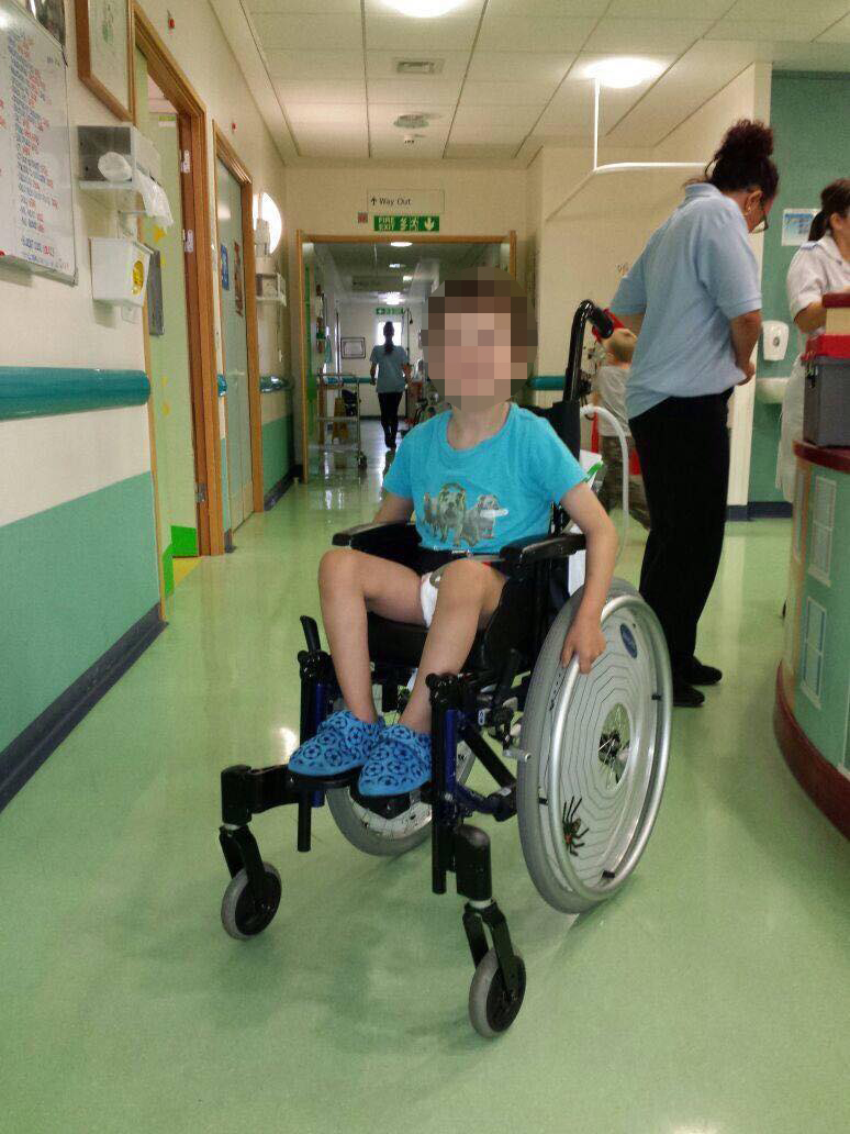 Appeal for information after boy with cerebral palsy has wheelchair taken